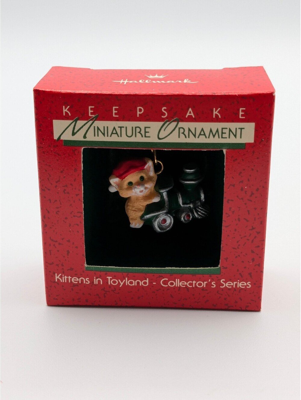 Hallmark Keepsake Kittens in Toyland Miniature Ornament 1988, 1st in Series, New